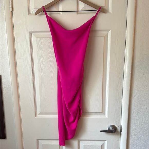 Amanda Uprichard Janet Dress Hot Pink size medium - Picture 3 of 9